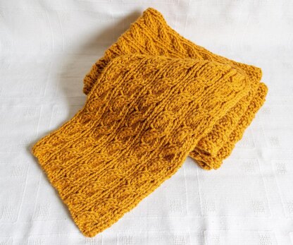 Easy Cable Scarf