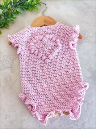 Heart Baby Romper