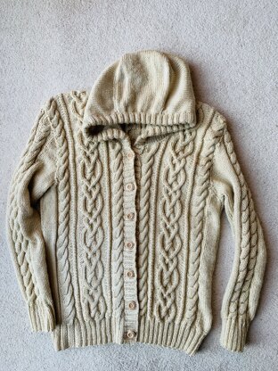 Adult Aran hoodie