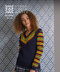 Hedda V Neck Jumper - Knitting Pattern For Women in MillaMia Naturally Soft Merino by MillaMia