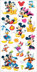 Sticko Disney Large Flat Stickers - Mickey & Friends