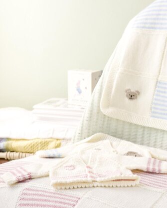 Premature Baby Cardi and Blanket Set