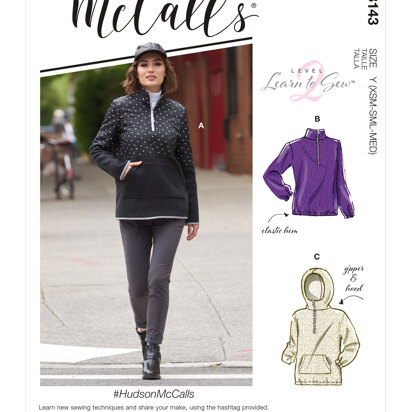 McCall's HudsonMcCalls - Misses' Tops M8143 - Sewing Pattern