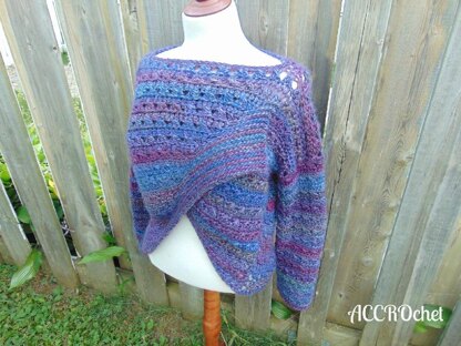 Blueberry jam - crochet sweater