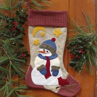 Rachel's Of Greenfield Snowman Stocking Sewing Kit