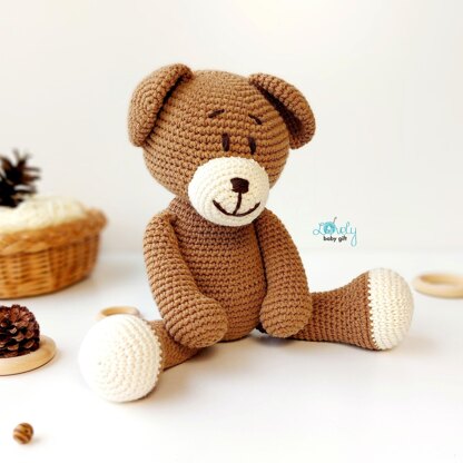 Teddy Bear Amigurumi Animal Crochet Pattern