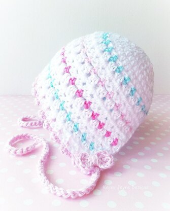 Dinky Dot Baby Bonnet