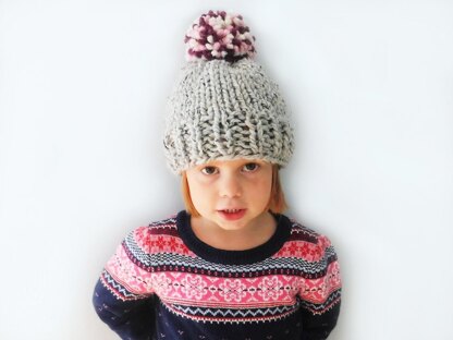 Colorful Pompom Winter Hat