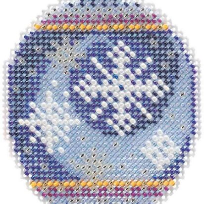 Mill Hill Midnight Snowfall Ornament Cross Stitch Kit
