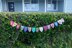Alphabet and numbers crochet bunting