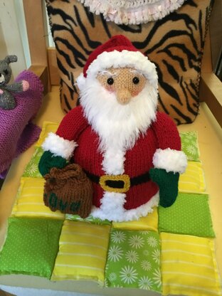 santa as a door stop