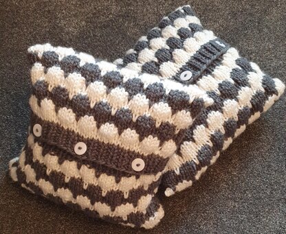 Bubble Stitch Cushion Covers