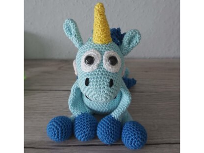 Amigurumi Häkelanleitung Einhorn Fluffy II.