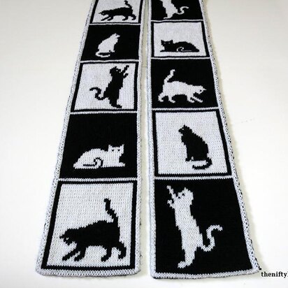 Cats in Boxes Scarf