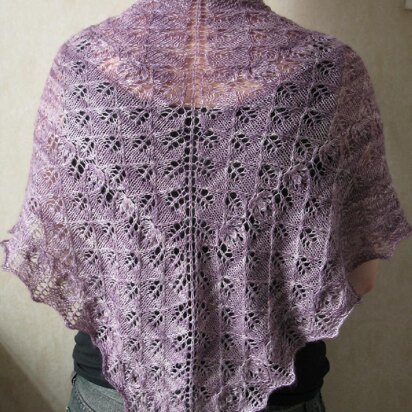 Buddleia Shawl