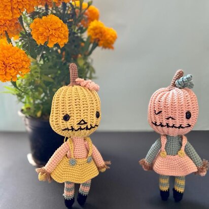 PUMPKIN GIRL- CROCHET PATTERN