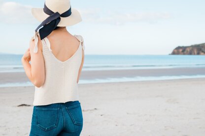 Seascape Scallop Tank Top