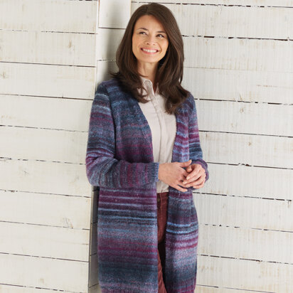 Sirdar 10029 Long Cardigan in Jewelspun PDF