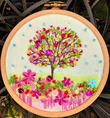 Rowandean Summer Apple Tree Embroidery Kit