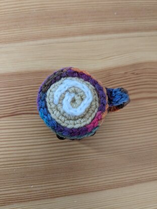 Coffee cup amigurumi keychain pattern