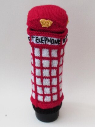 Telephone Box Wine Bottle Cover