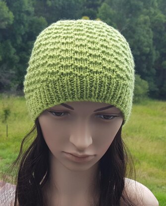 Finley - seamed textured beanie