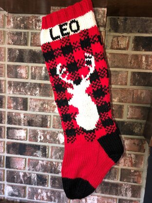 Plaid Deer Hunter Stocking