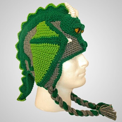 Crochet Dragon Hat Pattern
