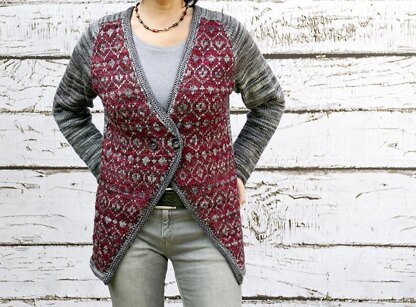 Fair Isle Cardigan "Valentina"