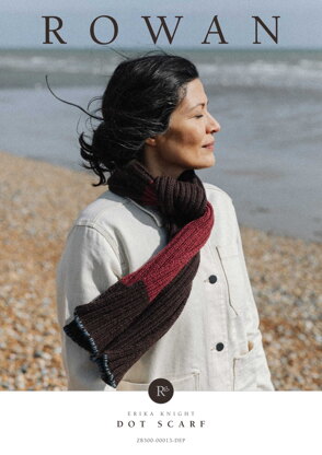 Dot Scarf in Rowan Pebble Island (DE) - Downloadable PDF