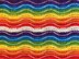 Rainbow ripple Afghan by HueLaVive