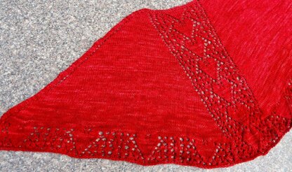 LOVE IN BLOOM [Revised] Lacy Shawl