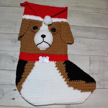 Beagle Christmas Stocking
