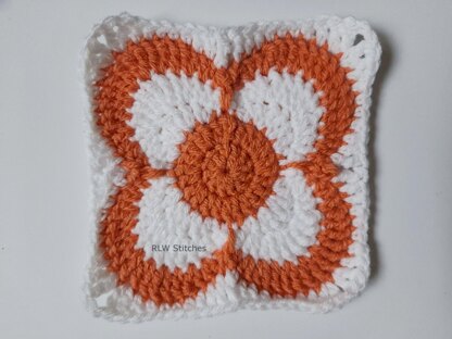 Retro Flower Block