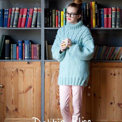 "Clarissa Yoke Sweater" - Sweater Knitting Pattern For Women in Debbie Bliss Roma - DBS025