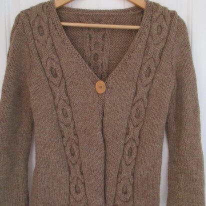 Cable Panel Cardigan