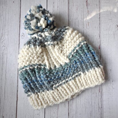 Super Bulky Basket Weave Hat