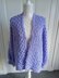 Crochet Lavender Hexagon Cardigan Pattern