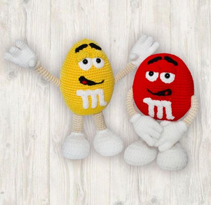 Crochet Candy Pattern, Crochet M and M Pattern