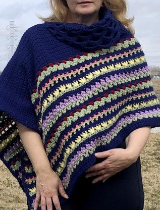 Meadow Fair Isle Poncho