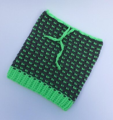 Crochet Baby Beanie Hat Snood