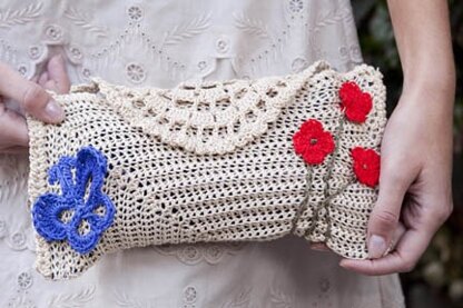 Garden Party Clutch in Tahki Yarns Cotton Classic Lite