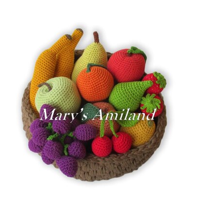 Basket of Fruit - Amigurumi Crochet eBook