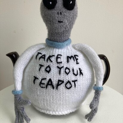 EARL Grey Alien Teacosy