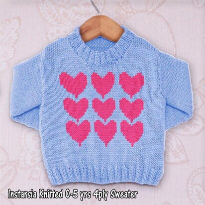 Intarsia - Lattice of Hearts - Chart Only