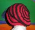 Baby Simple Roll Brim Stripe Slouch