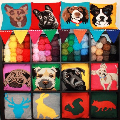 Staffie Pet Portrait Cushion Cover
