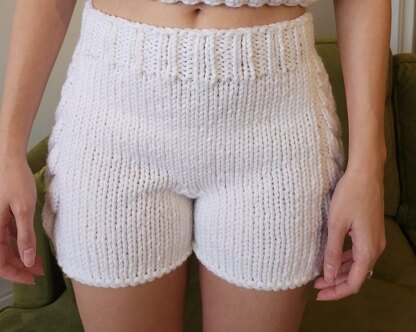 Chunky Knit Shorts