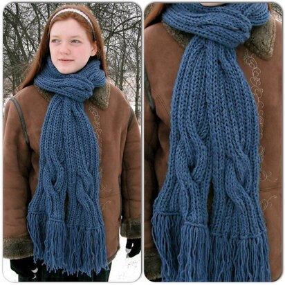 Winding River Ribbed Scarf