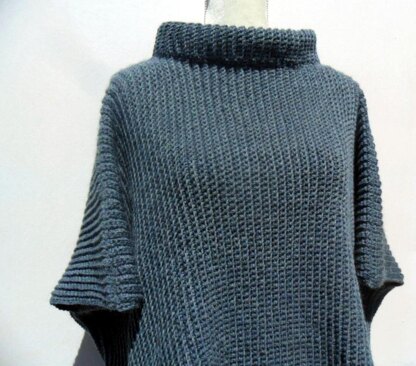 Ribbed Poncho